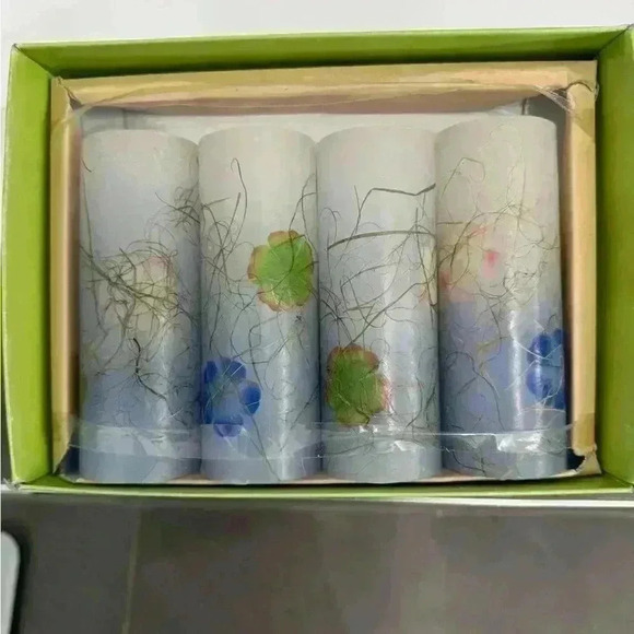 Success candle NWT box  of 4. Hand made - Picture 1 of 4